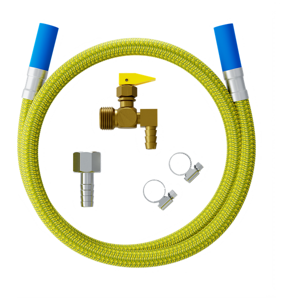 ENGATE FLEX P/GAS 1.20MT ESPIG KIT BLUKIT 180309