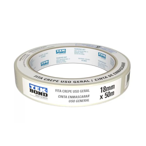 FITA CREPE 18 X 50MT TEKBOND