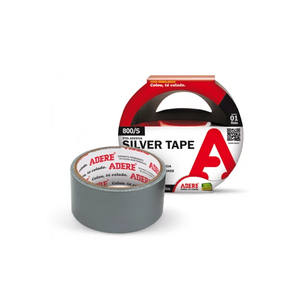 FITA SILVER TAPE ADERE 45MM X 5MT