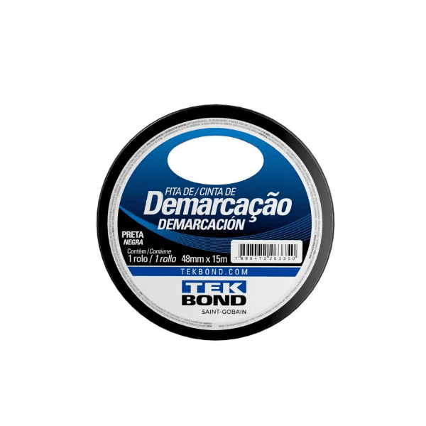 FITA DEMARC 48MMX15M PRETA TEKBOND