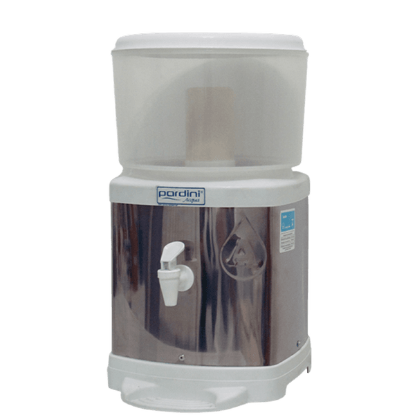 FILTRO (2 EM 1) 9LT INOX BRANCO PARDINI
