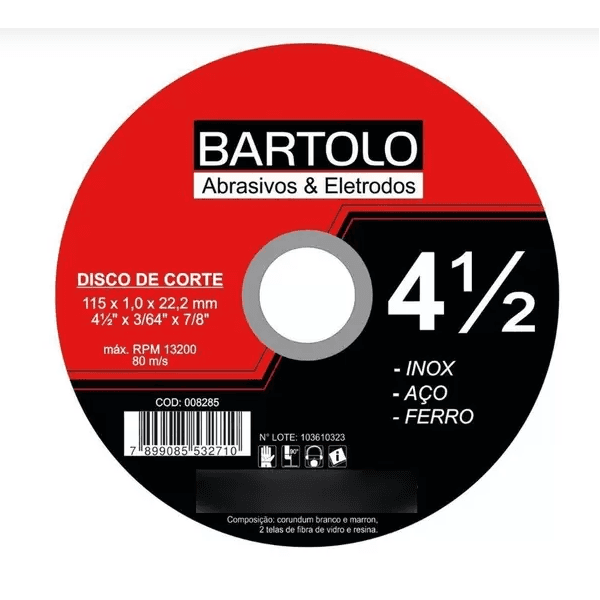 DISCO DE CORTE 4.1/2