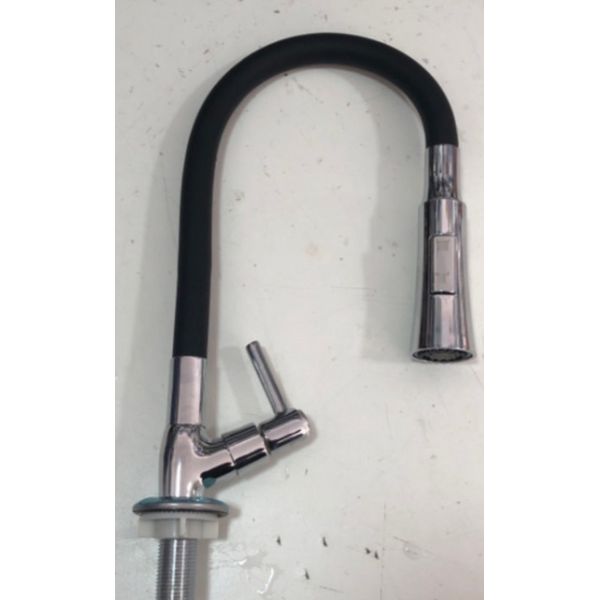 Torneira AQUILES FLEX 1170 GM LIGHT CANTON B MOVEL COZ/ MESA PRETO