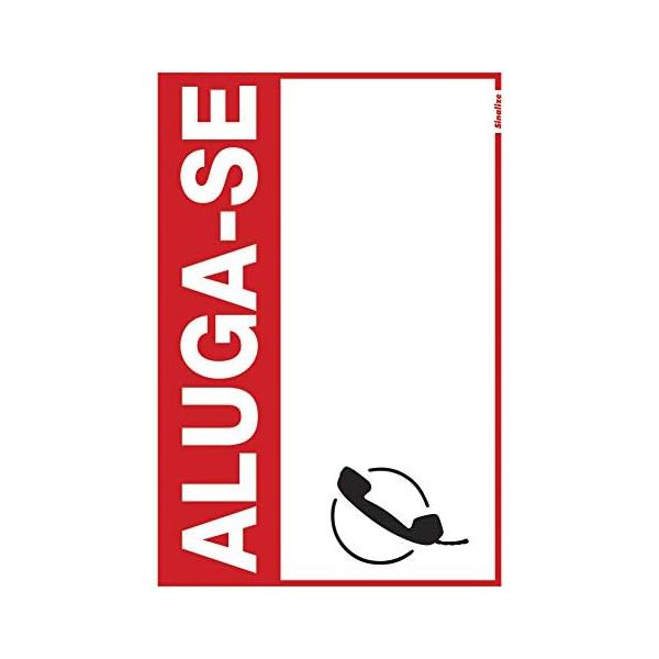 PLACA 20X30 ALUGA-SE 250CM