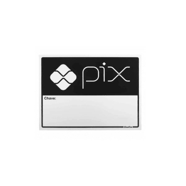 PLACA 15X20 CHAVE PIX 220CD