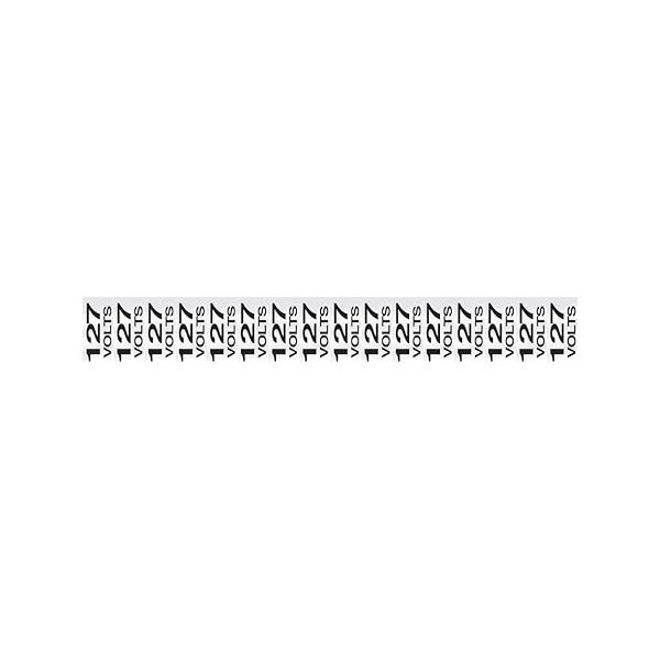 PLACA 5X25 127V ALUMINIO 100DK