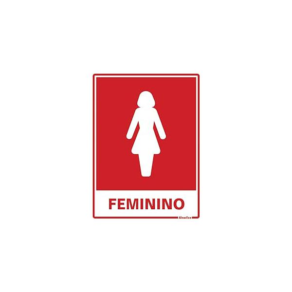 PLACA 15X20 SANITARIO FEMININO 220AC