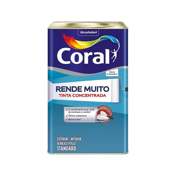 TINTA ACRILICA RENDE MUITO 18LT BRANCO