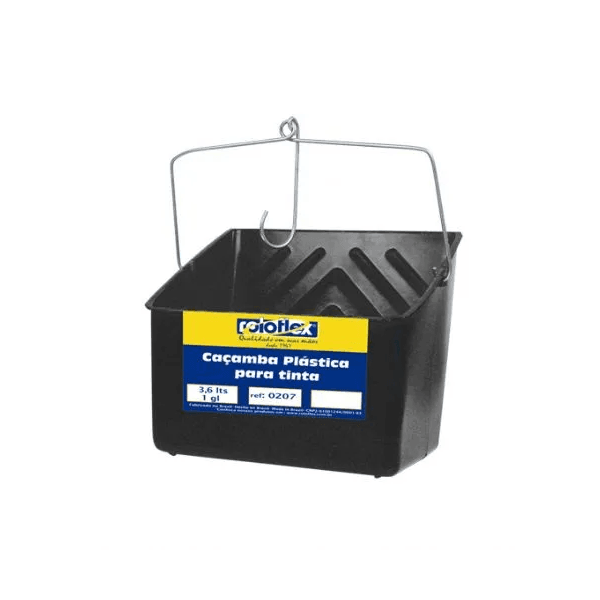CACAMBA P/PINTURA 3,6 LT PRETA 0207