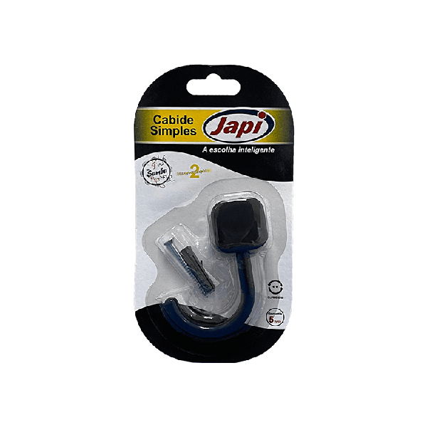 CABIDE SIMPLES JAPI SAMBA QUADRADO PRETO