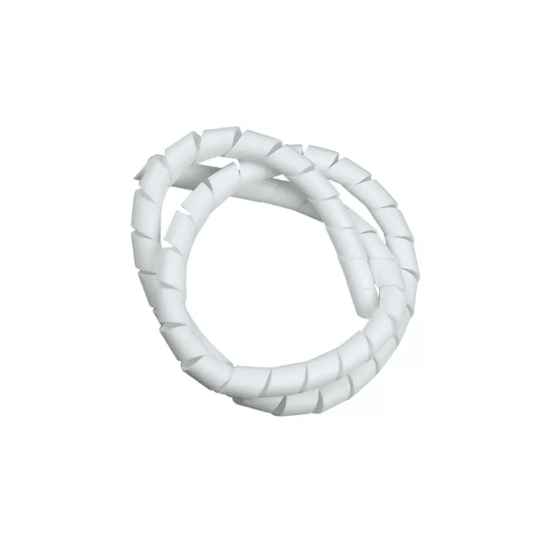 ORGANIZADOR FIO 1MT BRANCO OVERTIME 10MM
