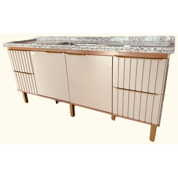 GABINETE MGM AGATA 1,74MT CAPPUCCINO/FREIJO