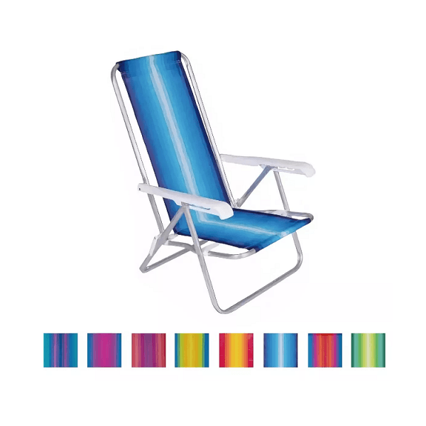 CADEIRA RECL 8 POS ALUM 2104 MOR