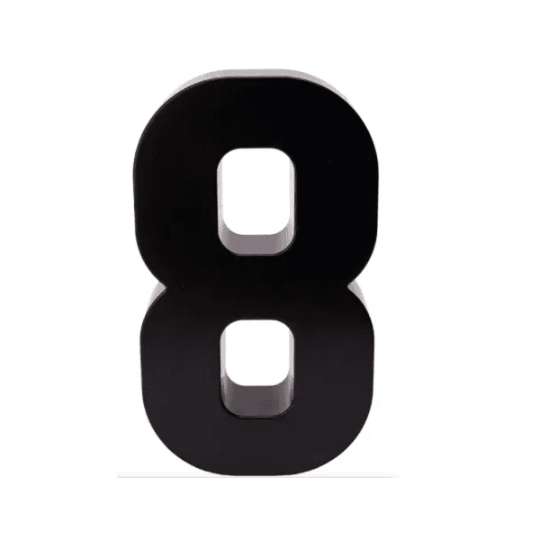 NUMERO RESID PRETO 8