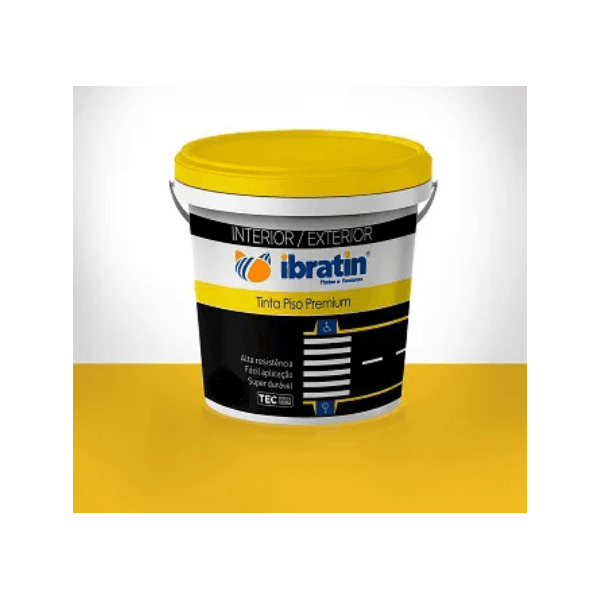 TINTA PISO IBRATIN 20L BL AMARELO DEMARCACAO