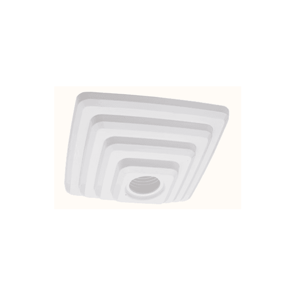 PLAFON VINTO C/RECEPTAC ROSQUEADO QUAD BCO