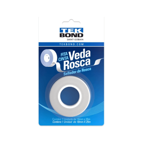 FITA VEDA ROSCA TEKBOND18MMX25MT