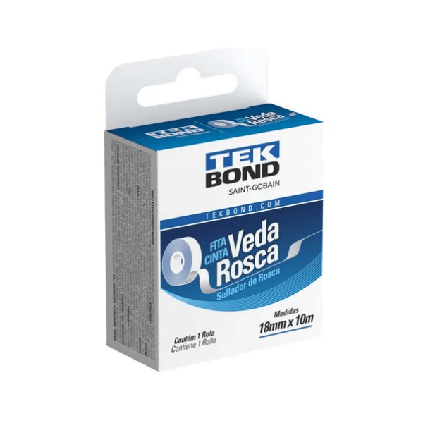 FITA VEDA ROSCA TEKBOND 18MMX10MT