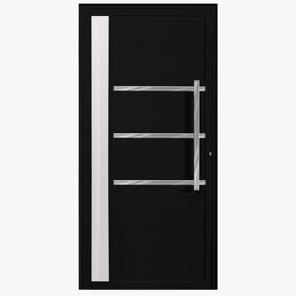 PORTA ESA PRETA MAXX LAMBRIL MANU PIVOLT C/ FRISO PUX100CM 2,30X1,00 DIR