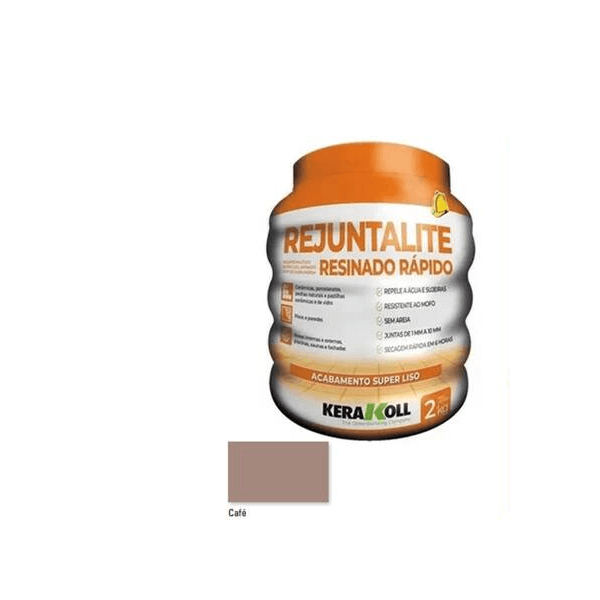 REJUNTE RESINADO KERAKOOL 02KG CAFÉ