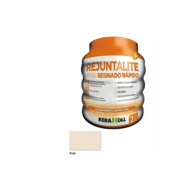 REJUNTE RESINADO KERAKOOL 02KG BEGE