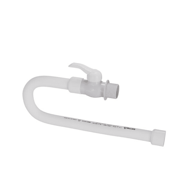 ENGATE FLEX PVC C/ REGISTRO ESTRELA 50CM BCO