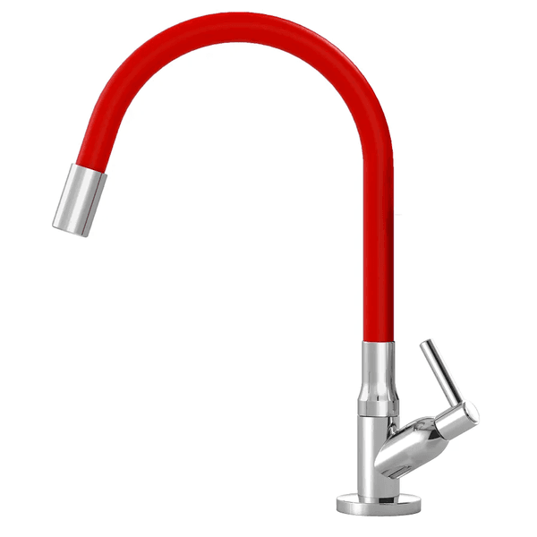 TORNEIRA PIM 4001 C70 B MOVEL MESA LUXO FLEXÍVEL VERMELHA