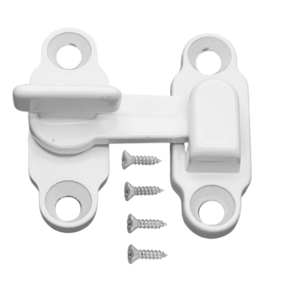 TRANQUETA PORTA SANFONADA PLASTICO BRANCO TEMFIX