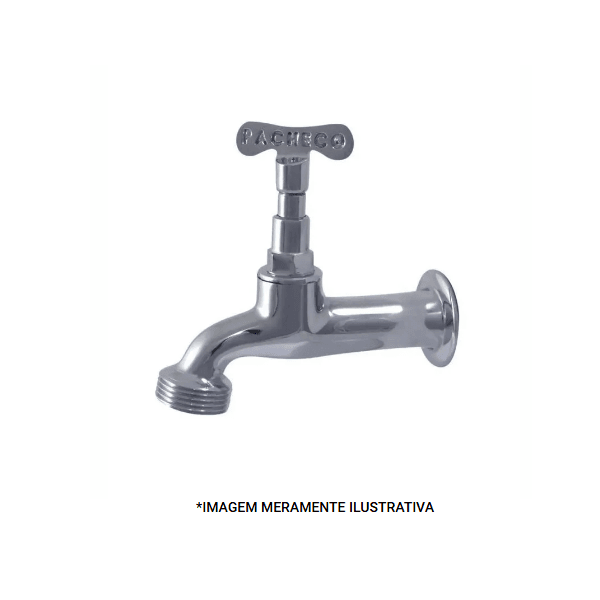 TORNEIRA PIM 1128 3/4 JARDIM CROMADO