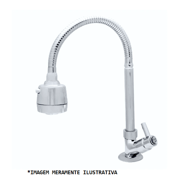 TORNEIRA PIM 4009 C37 BICA MOVEL PIA MESA 1/4V