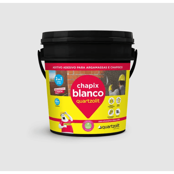 SALDÃO CHAPIX BLANCO QUARTZOLIT 18,0 LT VALIDADE