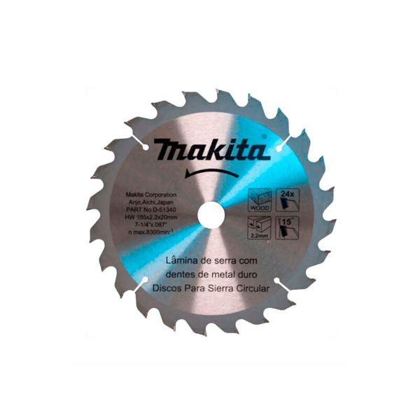 DISCO SERRA 7.1/4X20X40 MAKITA 40D MADEIRA