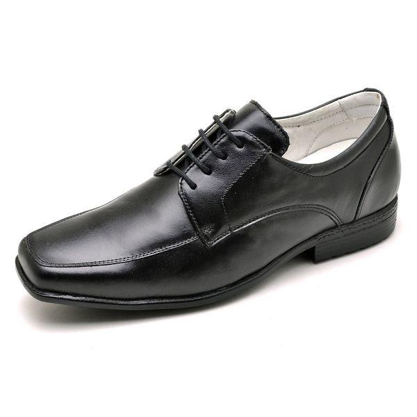 Sapato Social de Couro Legitimo Preto