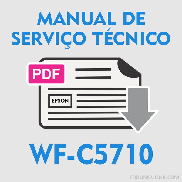Epson WF-C5710 Series | Manual de Serviço Técnico