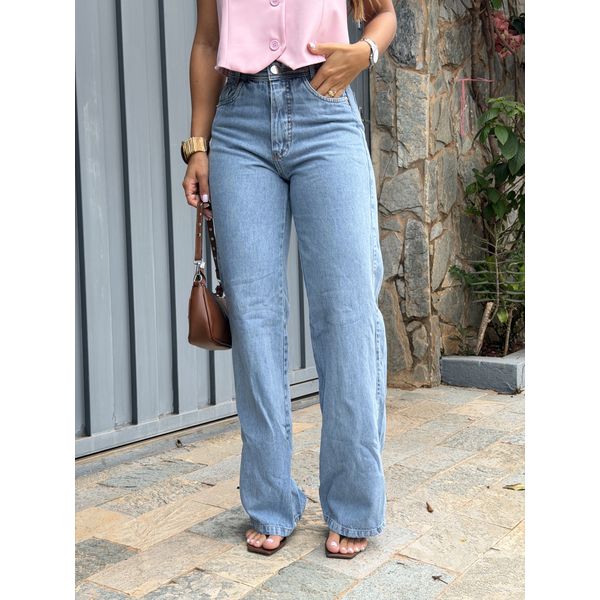 Calça Jeans wide leg MÁ