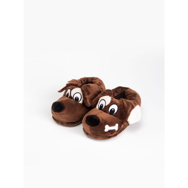 Pantufa Cão Osso 3D