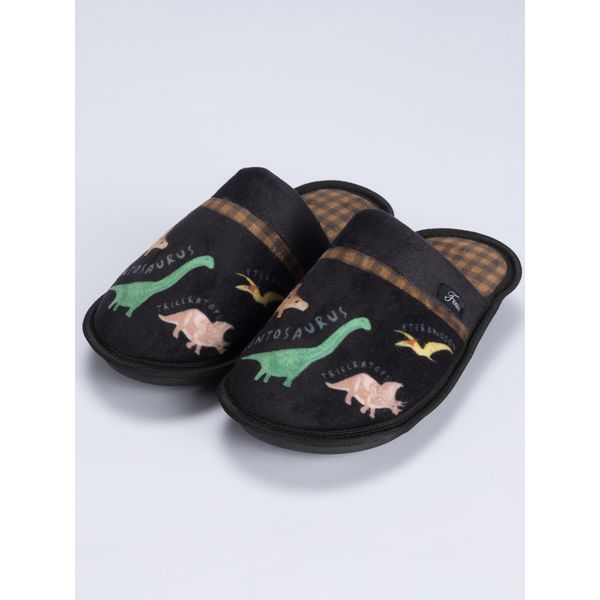 Chinelo Dino Preto Inf