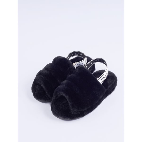 Chinelo Plataforma Preto