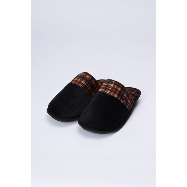 Chinelo Xadrez Marrom