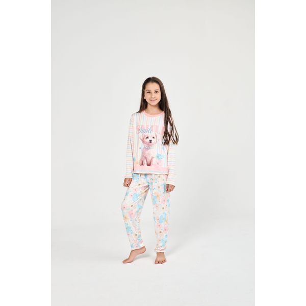 Pijama Dog Floral Inf 