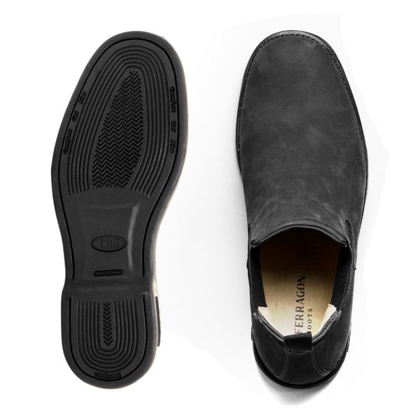 Botina Masculina Appaloosa Nobuck Preto