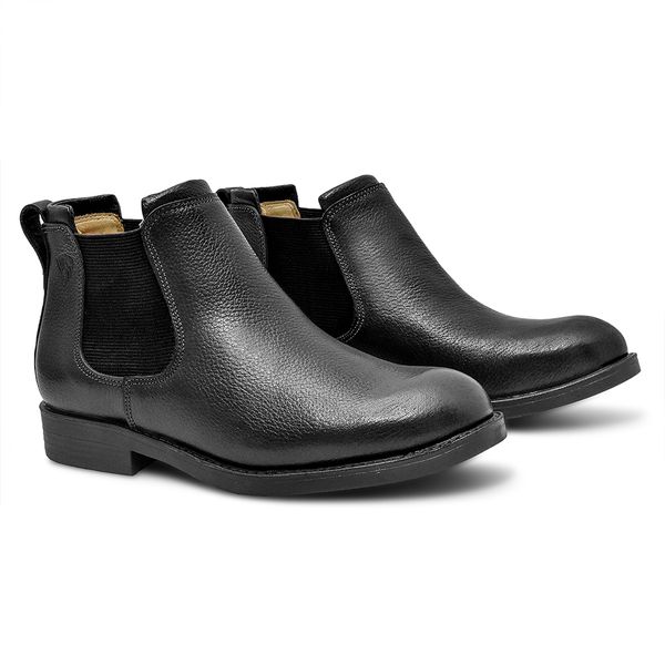 Botina Feminina Campolina Floater Preto