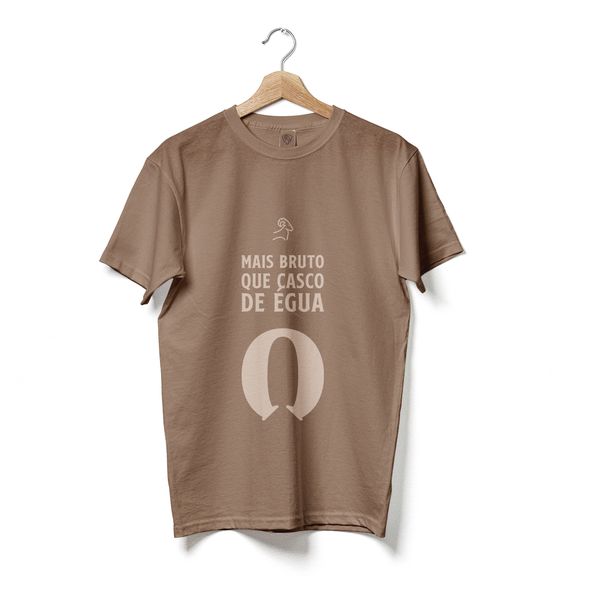 Camiseta Masculina Ferragon Boots Marron