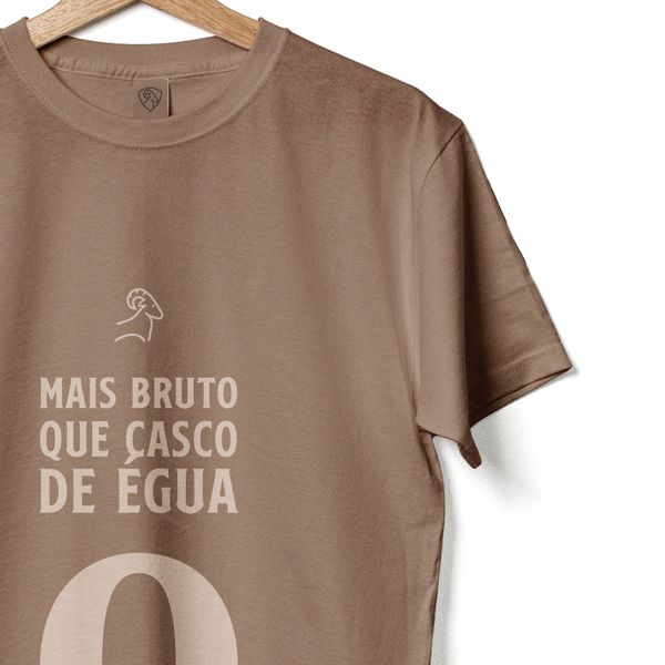 Camiseta Masculina Ferragon Boots Marron