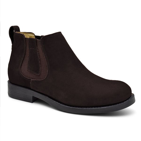 Botina Feminina Piquira Nobuck Café