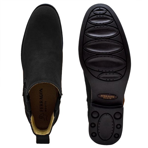 Botina Feminina Piquira Nobuck Preto