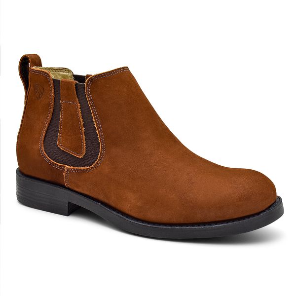 Botina Feminina Piquira Nobuck Conhaque