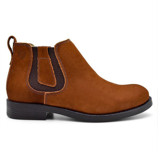 Botina Feminina Piquira Nobuck Conhaque