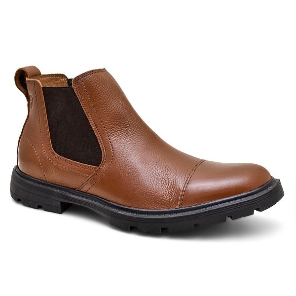 Botina Masculina Frísio Floater Conhaque 