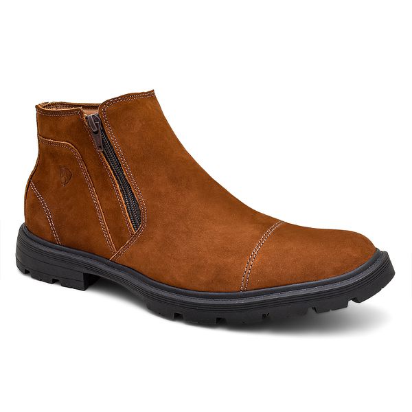 Bota Masculina Ardennes Nobuck Conhaque 